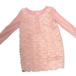 Baby Sara Pink Rosette dress